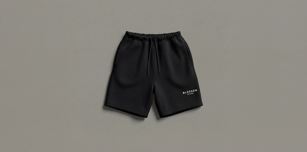 ШОРТИ "BLESSED season" Чорний