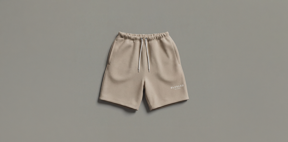 ШОРТИ "BLESSED season" Бежевий